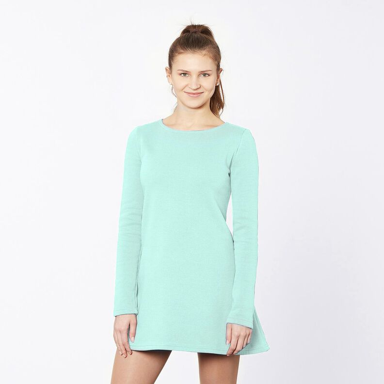 Leichter French Terry Uni – eisblau, image number 4