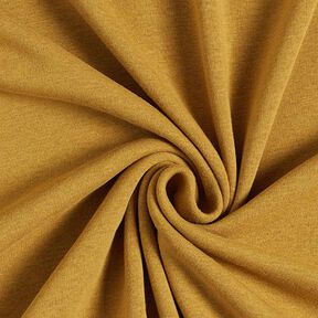 Alpenfleece Kuschelsweat Uni – currygelb, 
