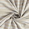 Baumwolljersey Melange Glitzerstreifen – hellgrau/gold metallic,  thumbnail number 3