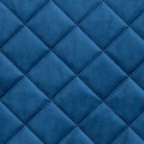 Polsterstoff Samt Steppstoff – marineblau, 