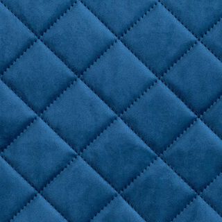 Polsterstoff Samt Steppstoff – marineblau, 