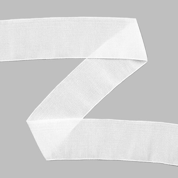 Organza Einfassband (Falzgummi), elastisch Goldie - weiss