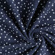 Musselin/ Doppel-Krinkel Gewebe Dreiecke – marineblau/weiss,  thumbnail number 3