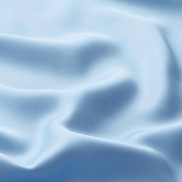 Viskosesatin Uni – babyblau, image number 3