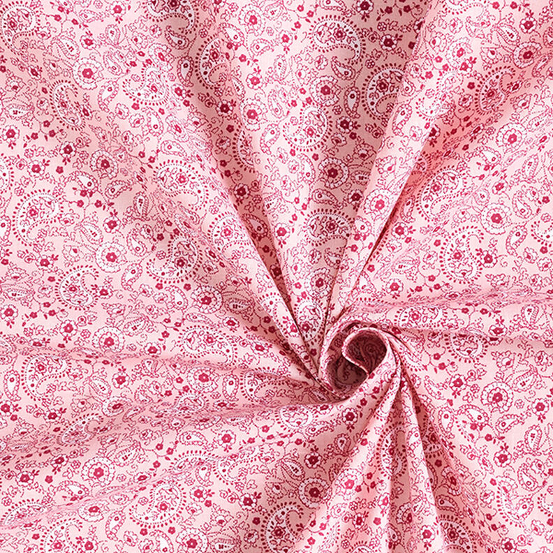 Baumwollstoff Cretonne Paisley – rosa,  image number 3