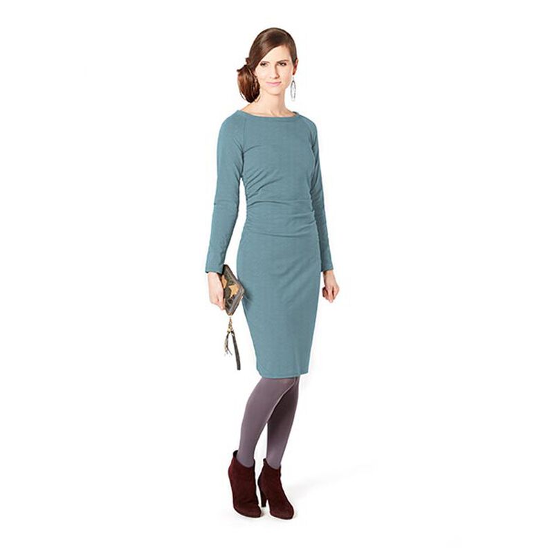 Struktur Jersey Schimmer – taubenblau,  image number 4