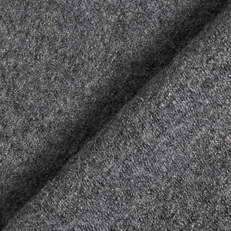 Leichter Viskose-Wollmix-Strickstoff – dunkelgrau,  image number 3