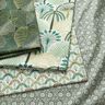 Baumwollstoff Cretonne Blumen und Ranken – schilf/weiss,  thumbnail number 5