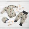 Baumwolljersey Retro-Rennautos – helltaupe,  thumbnail number 6