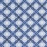 Dekostoff Canvas Batik-Kreise – indigo/weiss,  thumbnail number 1
