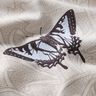 Dekostoff Halbpanama Schmetterlinge – hellbeige,  thumbnail number 2