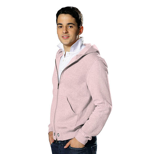 Sweatshirt angeraut Premium – hellaltrosa, image number 4