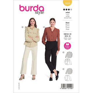 Bluse  | Burda 5939 | 34-44, 