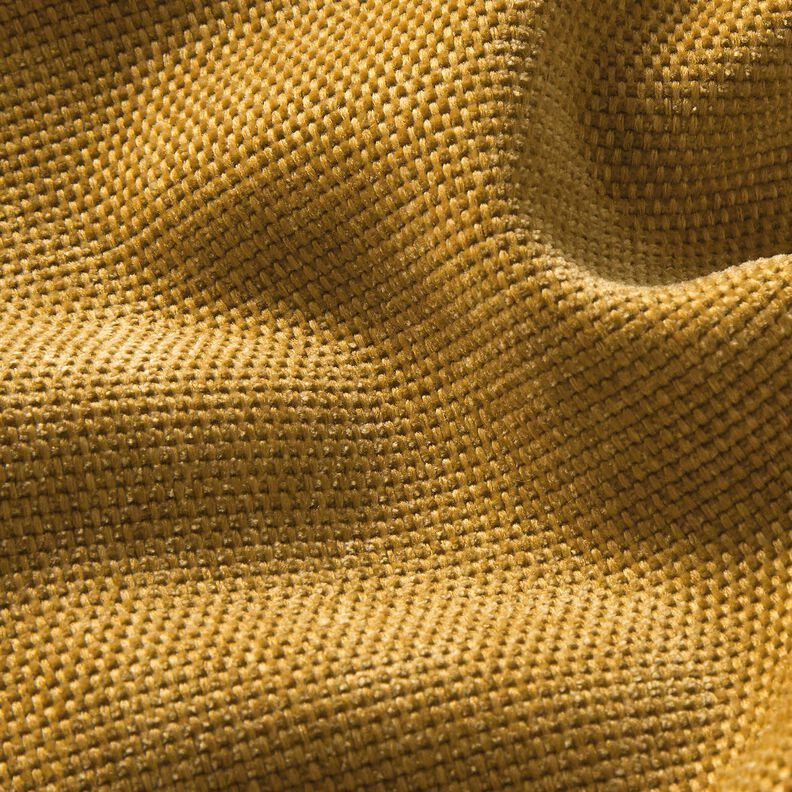 Polsterstoff Chenille-Gewebe – senf,  image number 2