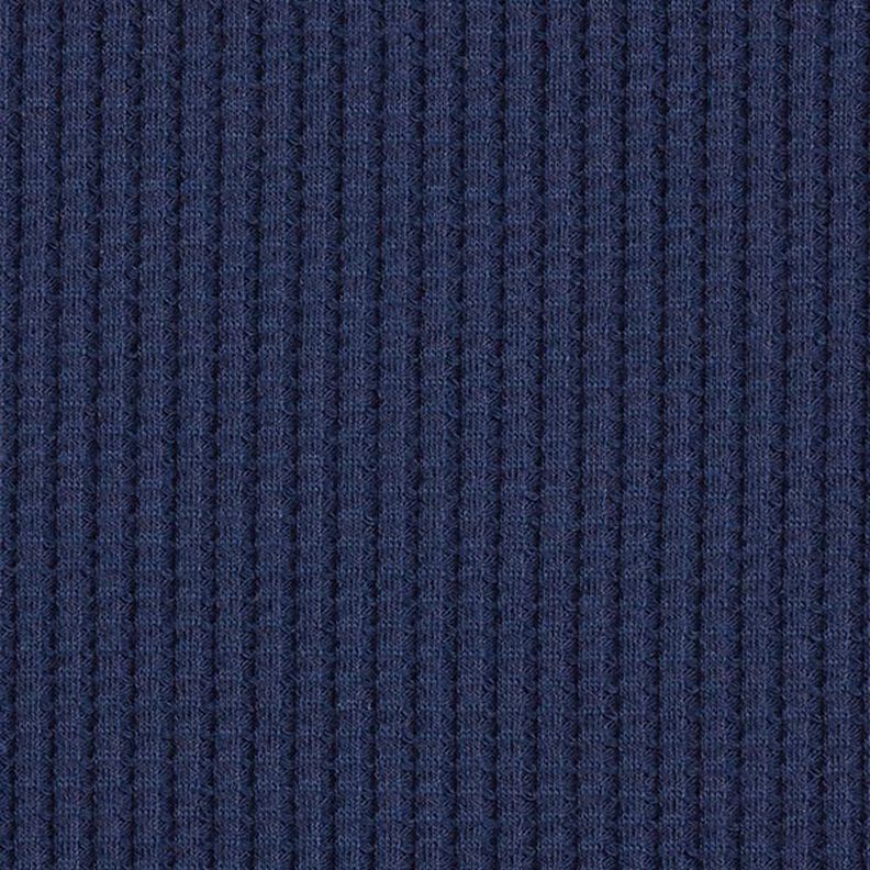 Baumwoll-Waffeljersey Uni – marineblau,  image number 4