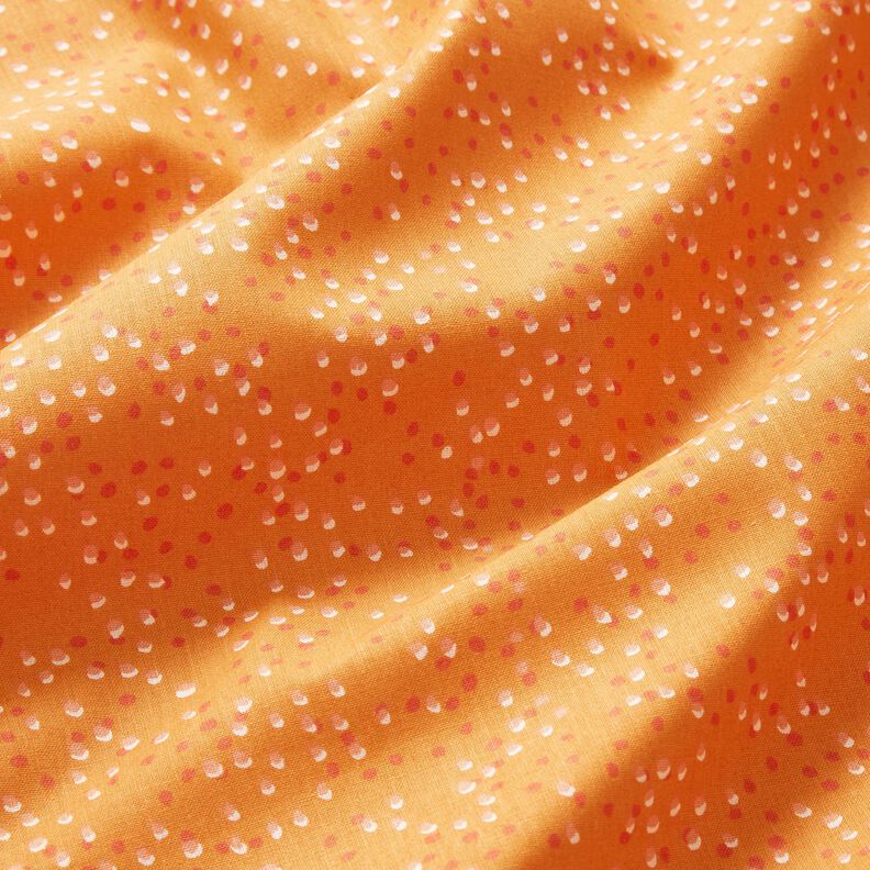Baumwollstoff Cretonne Pünktchen – pfirsichorange,  image number 2
