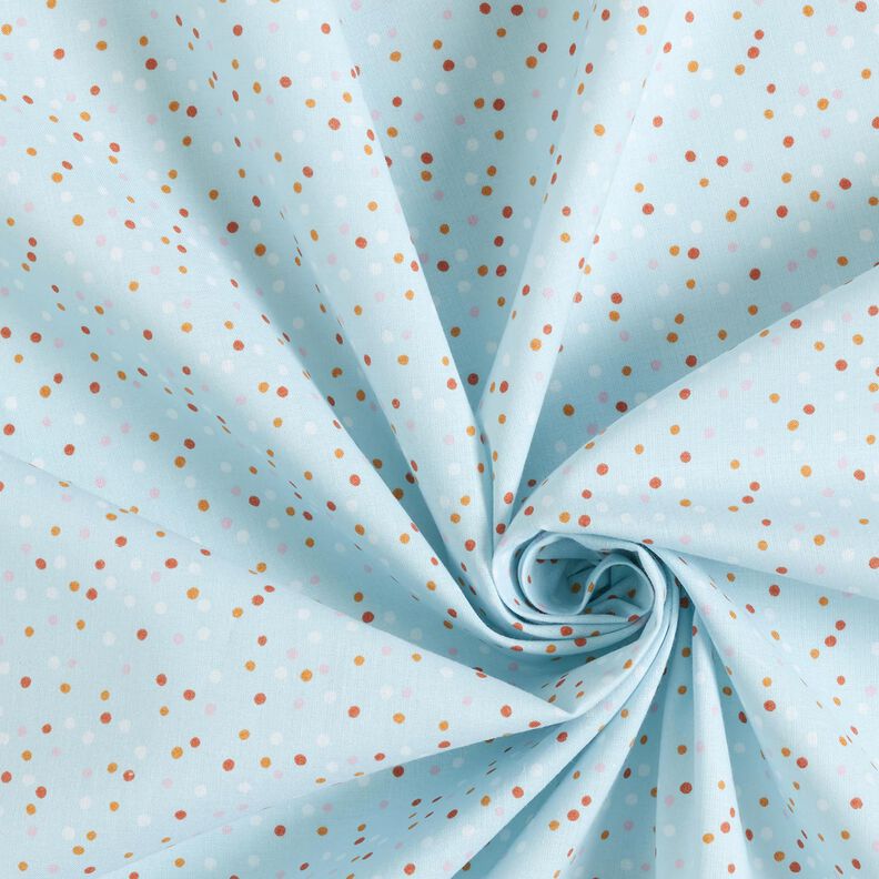 Baumwollstoff Cretonne Pünktchen – hellblau,  image number 3
