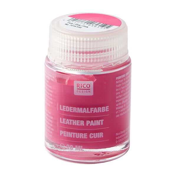 Ledermalfarbe [20 ml] | RICO DESIGN - pink,  image number 1