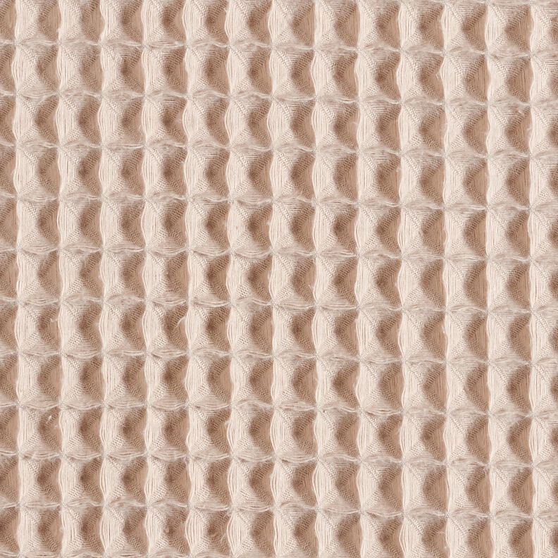 Waffelpiqué große Waben – cashew,  image number 1