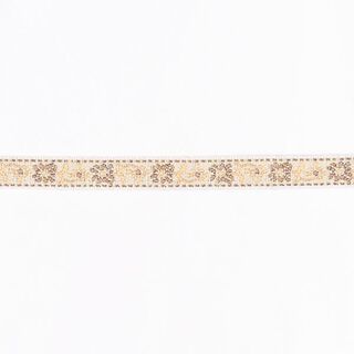 Jacquardborte Folklore [10 mm] - beige, 