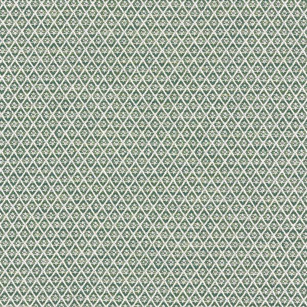 Möbelstoff Jacquard Miniraute – grün | Reststück 100cm