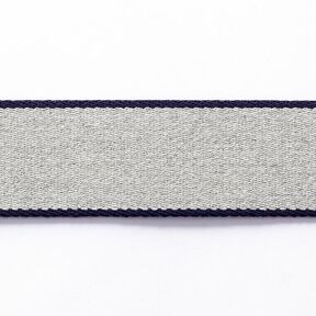 Gurtband Recycling [ 3,5 cm ] – marineblau/grau, 