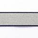 Gurtband Recycling  [ 3,5 cm ] – marineblau/grau,  thumbnail number 1