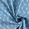 Beschichtete Baumwolle grafische Sterne – blau/weiss,  thumbnail number 4