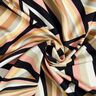 Viskosestoff abstrakte Linien – schwarz/roségold,  thumbnail number 3