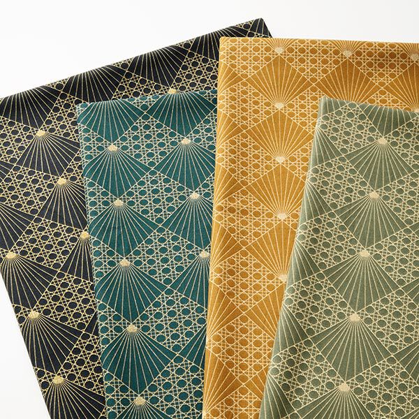 Baumwollstoff Cretonne Wienergeflecht – marineblau,  image number 5