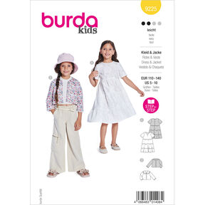 Jacke / Kleid | Burda 9225 | 110-140, 