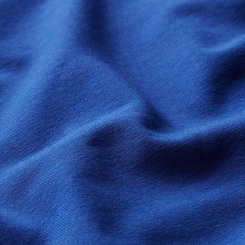 Baumwolljersey Medium Uni – königsblau, image number 2