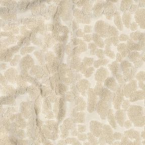 Frotteestoff Stretch Leo  – sand, 