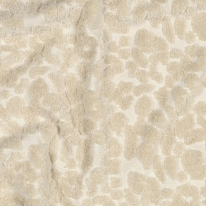 Frotteestoff Stretch Leo – sand, image number 2