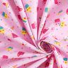 Baumwollstoff Cretonne Eiscreme – rosa,  thumbnail number 3