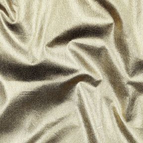 Baumwollpopeline folienveredelt Uni – gold metallic, 