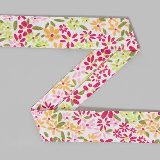 Schrägband Fleur (19 mm) 3 – pink, 