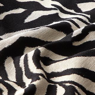 Jacquard Gobelin zebra – schwarz/weiss, 
