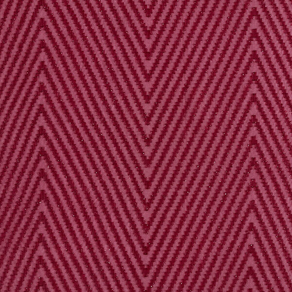 Chiffon ZickZack Glitzer – bordeauxrot, image number 1