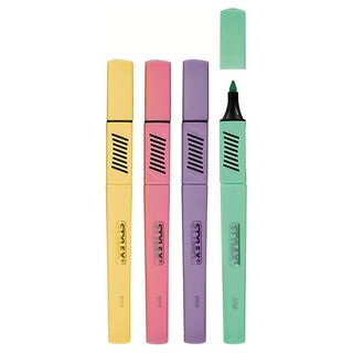 Textmarker [4 Stk.], Pastellfarben, 