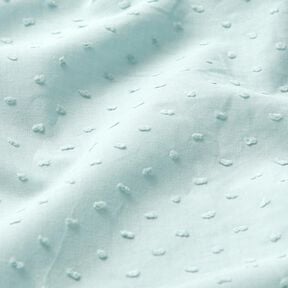 Baumwollbatist Dobby – eisblau, 