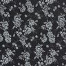 Chambray kleine Rosen – schwarz/weiss,  thumbnail number 1