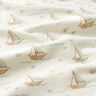 Baumwolljersey Segelboote und Fische Digitaldruck – wollweiss,  thumbnail number 2