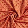 Kuschelfleece geprägte Punkte – terracotta,  thumbnail number 3