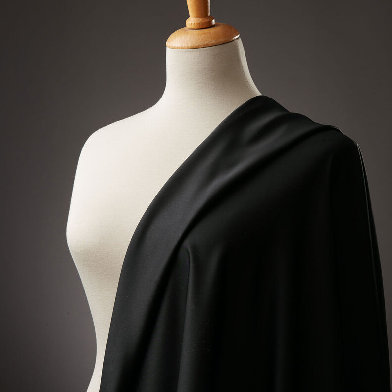 Mikrofaser Satin – schwarz,  image number 8