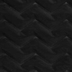 Steppstoff Peachskin Chevron | Katia Fabrics – schwarz, 