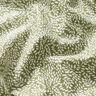 Baumwollstoff Cretonne Mini-Blätter – hellkhaki/weiss,  thumbnail number 2