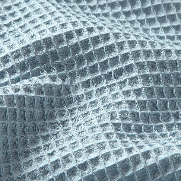 Waffelpiqué – hellblau | Reststück 100cm