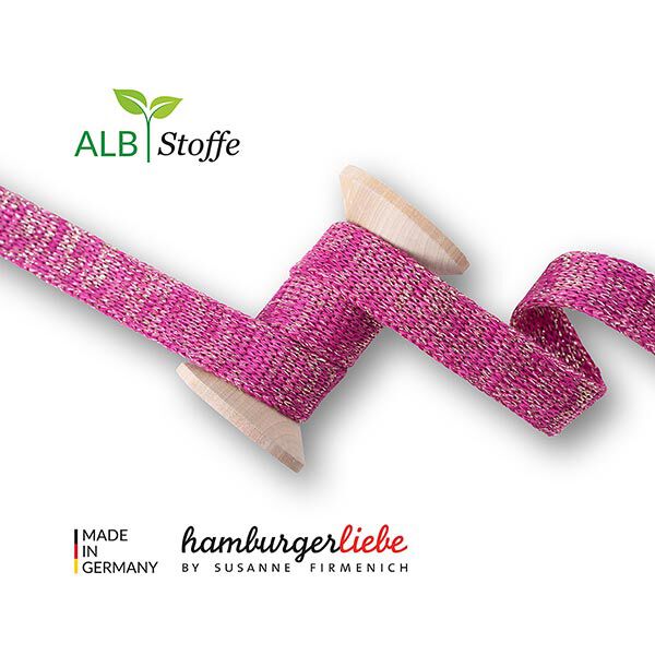 Bio Hoodieband Cord Me [ 20 mm  ] | Albstoffe  – flieder,  image number 2