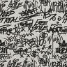 Alpenfleece Graffiti Melange – silbergrau,  thumbnail number 1